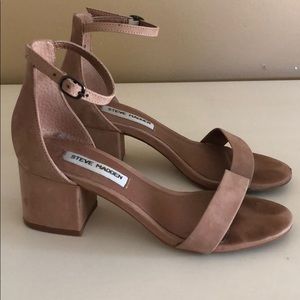 Steve Madden tan suede heels